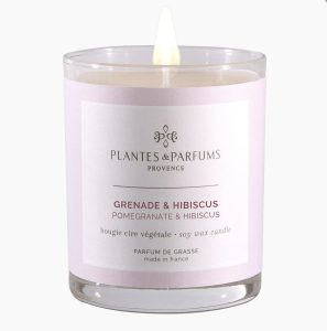 Bougie végétale Grenade et Hibiscus