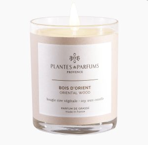 Bougie végétale Bois d'Orient