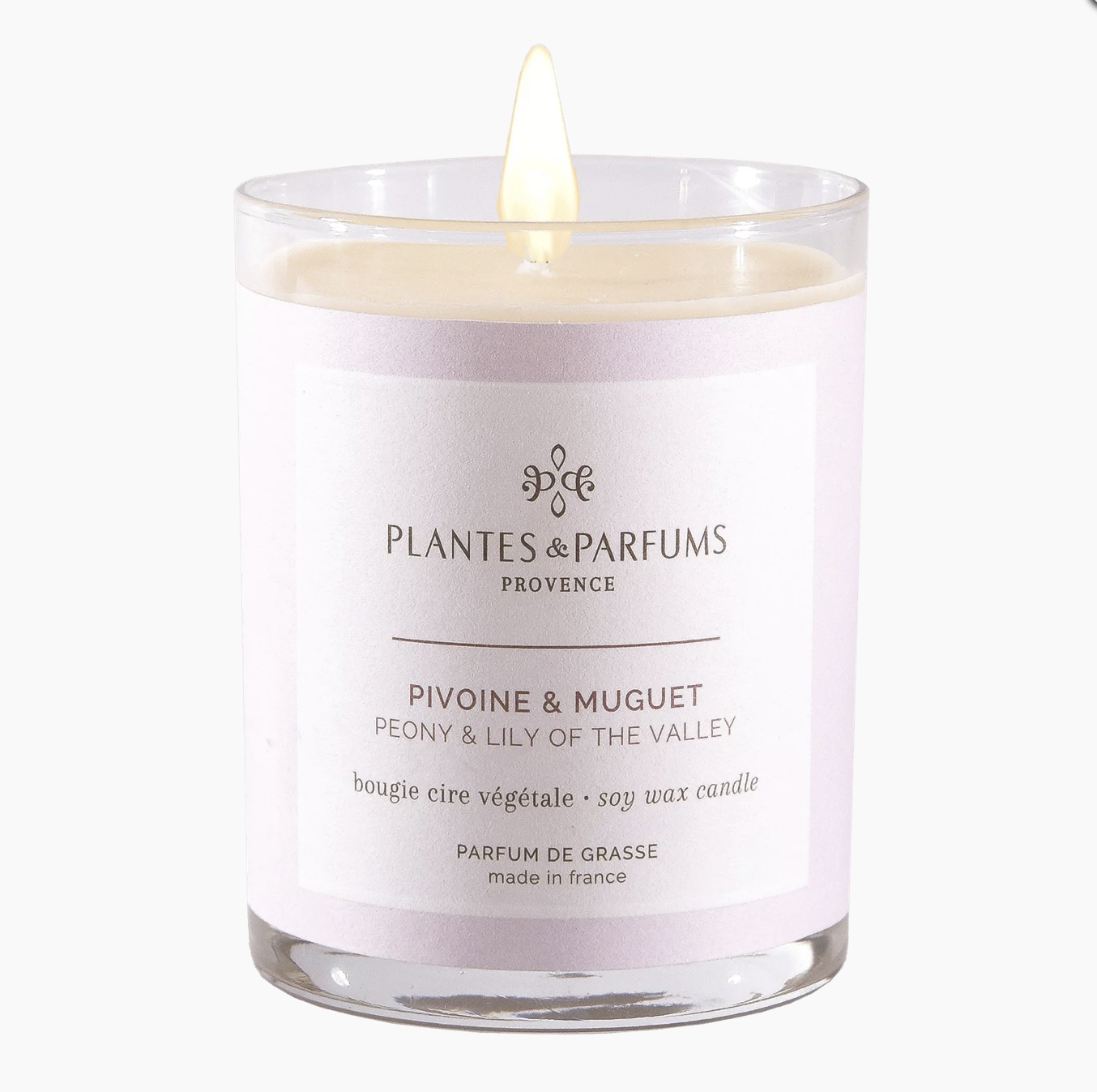 Bougie végétale Pivoine & Muguet