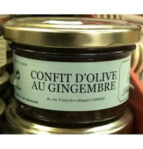 Confit d'olives au gingembre 90 g Cannes