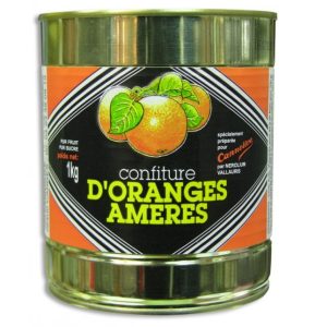 Confiture d'oranges amères en boite de 1 kg