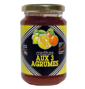 Confiture de 3 agrumes en pot de 375 g Cannes