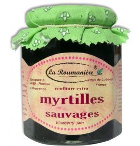 Confiture extra - Myrtilles Sauvages Cannees