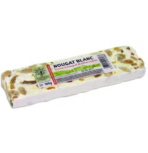 Nougat blanc aux écorces d'orange et de citron confites 100 g Cannes