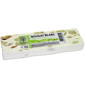 Nougat Blanc aux Pistaches 200g Cannes