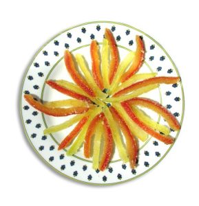 Orangettes confites en barquette de 200g Cannes